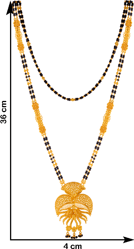 Traditional Gold Mangalsutra Design