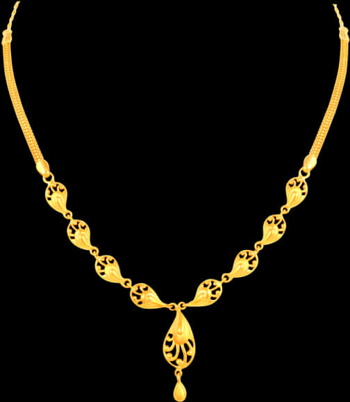 Traditional Gold Necklace Design