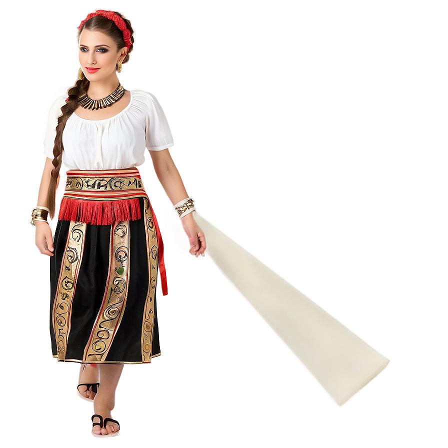 Traditional Greek Costume Png 06202024