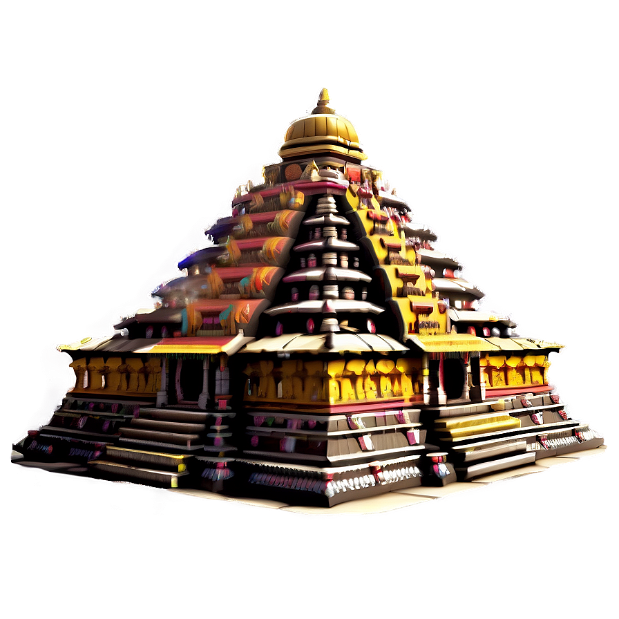 Traditional Hindu Temple Png 06252024