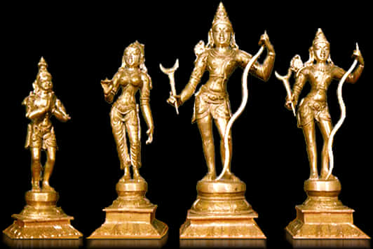 Traditional Indian Bronze Statues