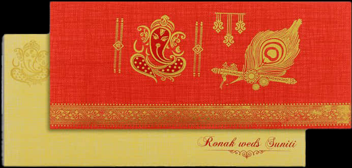 Traditional Indian Wedding Card Design