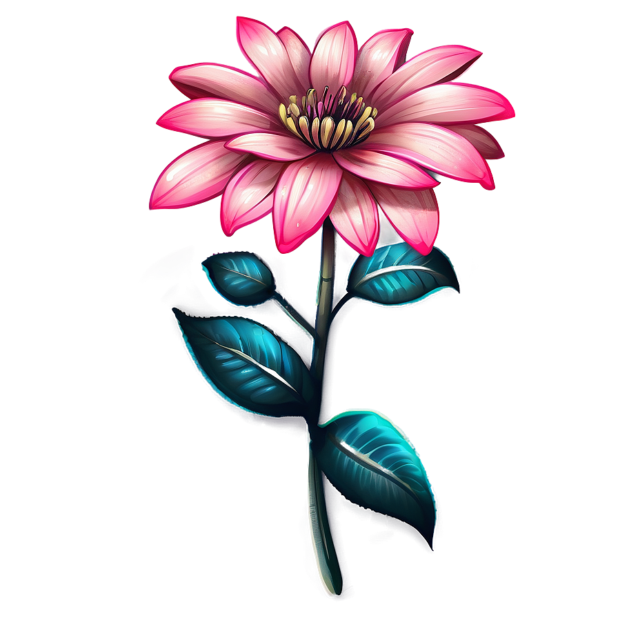 Traditional Indie Flower Png Mda