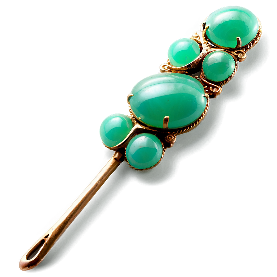 Traditional Jade Hairpin Png 75