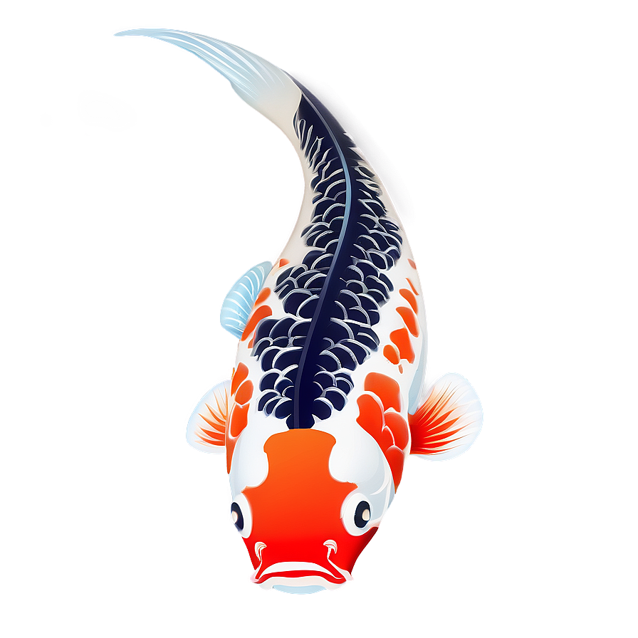 Traditional Japanese Koi Illustration Png Mfs