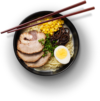 Traditional Japanese Ramen Bowl