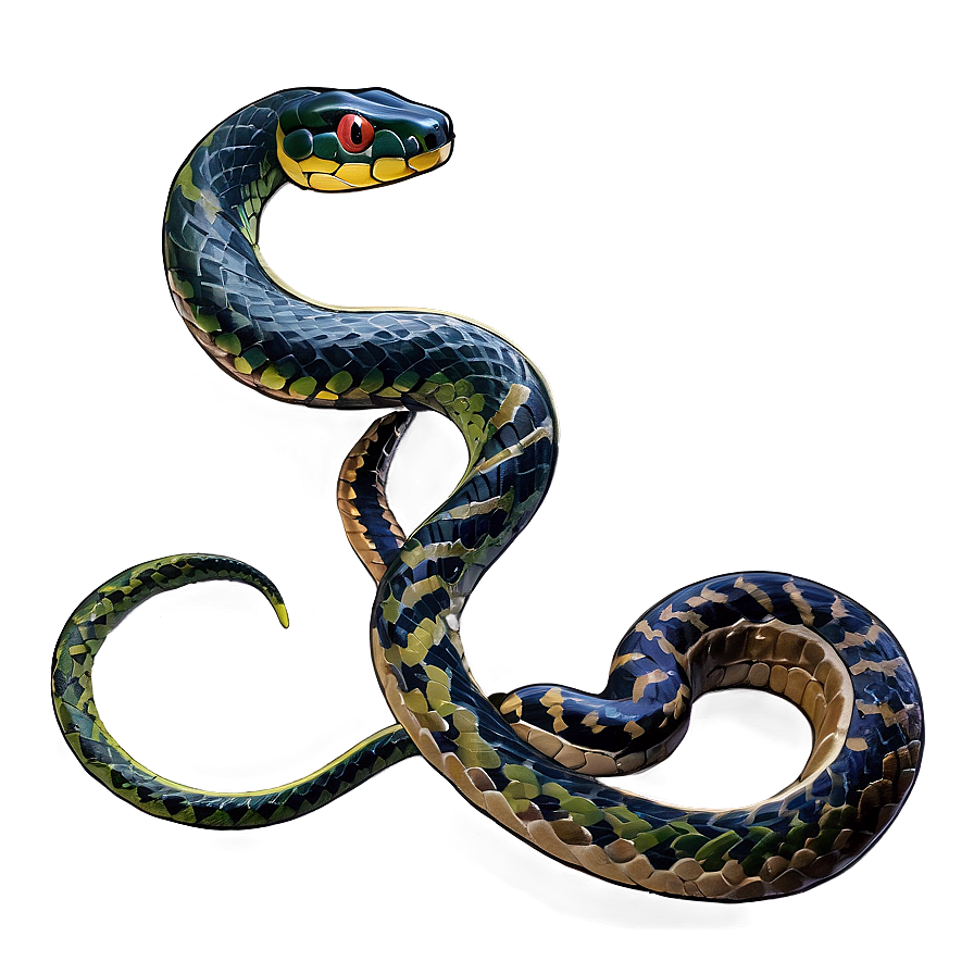 Traditional Japanese Snake Png Uyk