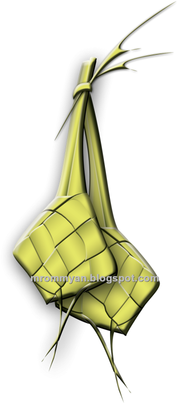 Traditional Ketupat Illustration