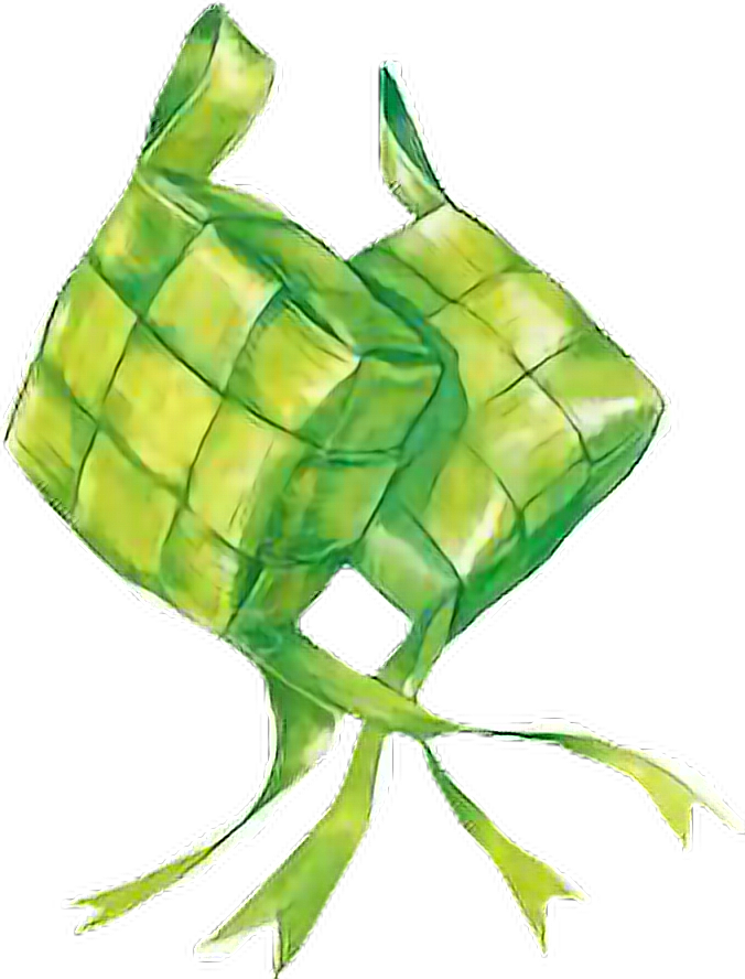 Traditional Ketupat Illustration