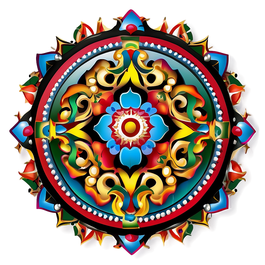 Traditional Mandala Symbol Png 06112024