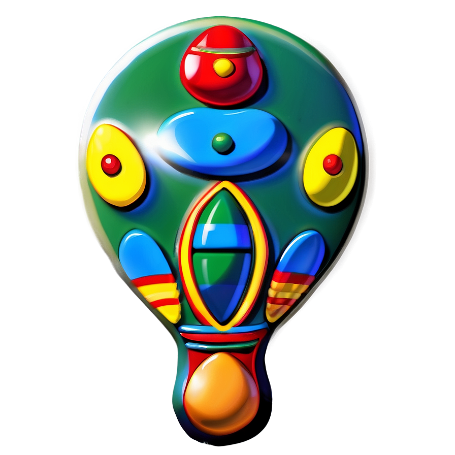 Traditional Maraca Design Png 31