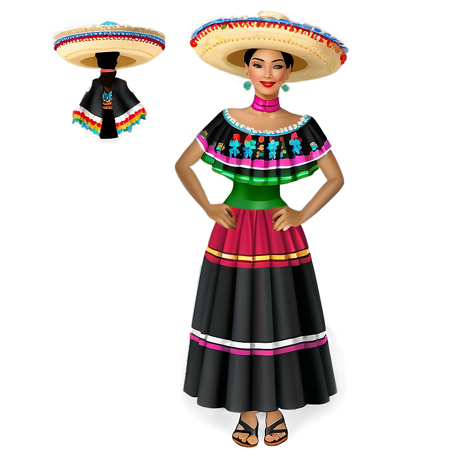 Traditional Mexican Dress Png Xiq6