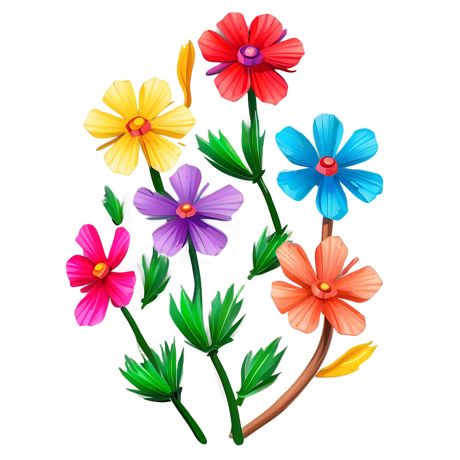 Traditional Mexican Paper Flowers Png 30