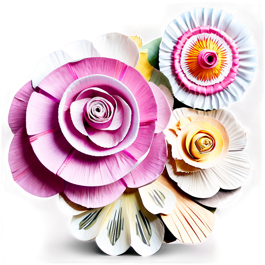 Traditional Mexican Paper Flowers Png Rqd19