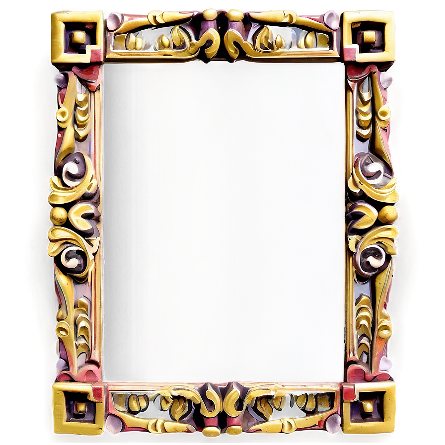 Traditional Mirror Frame Png 06212024