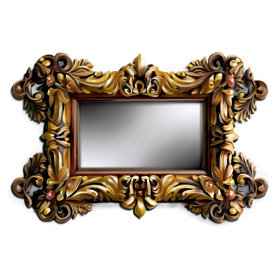 Traditional Mirror Frame Png Gdr