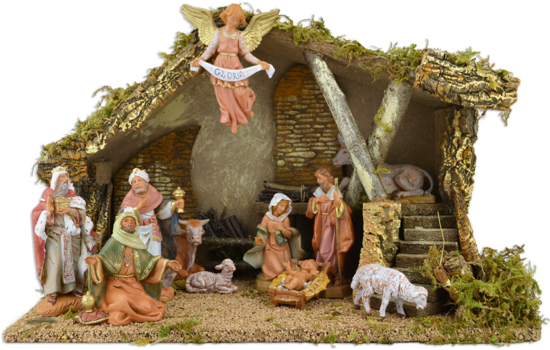 Traditional Nativity Scene