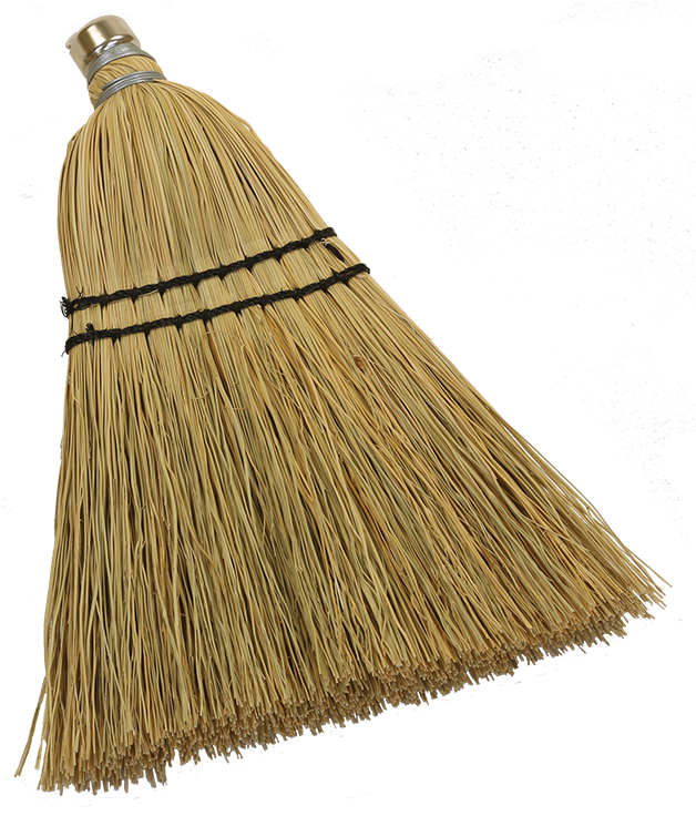 Traditional Natural Fiber Broom Image