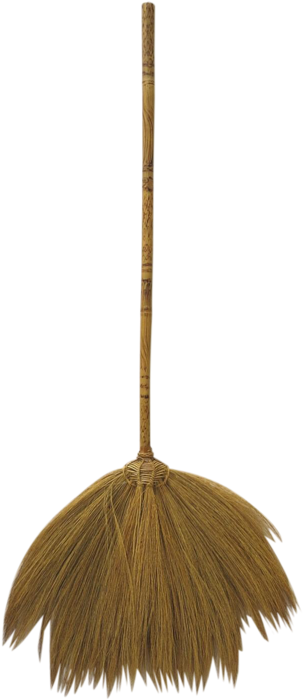 Traditional Natural Fiber Broom