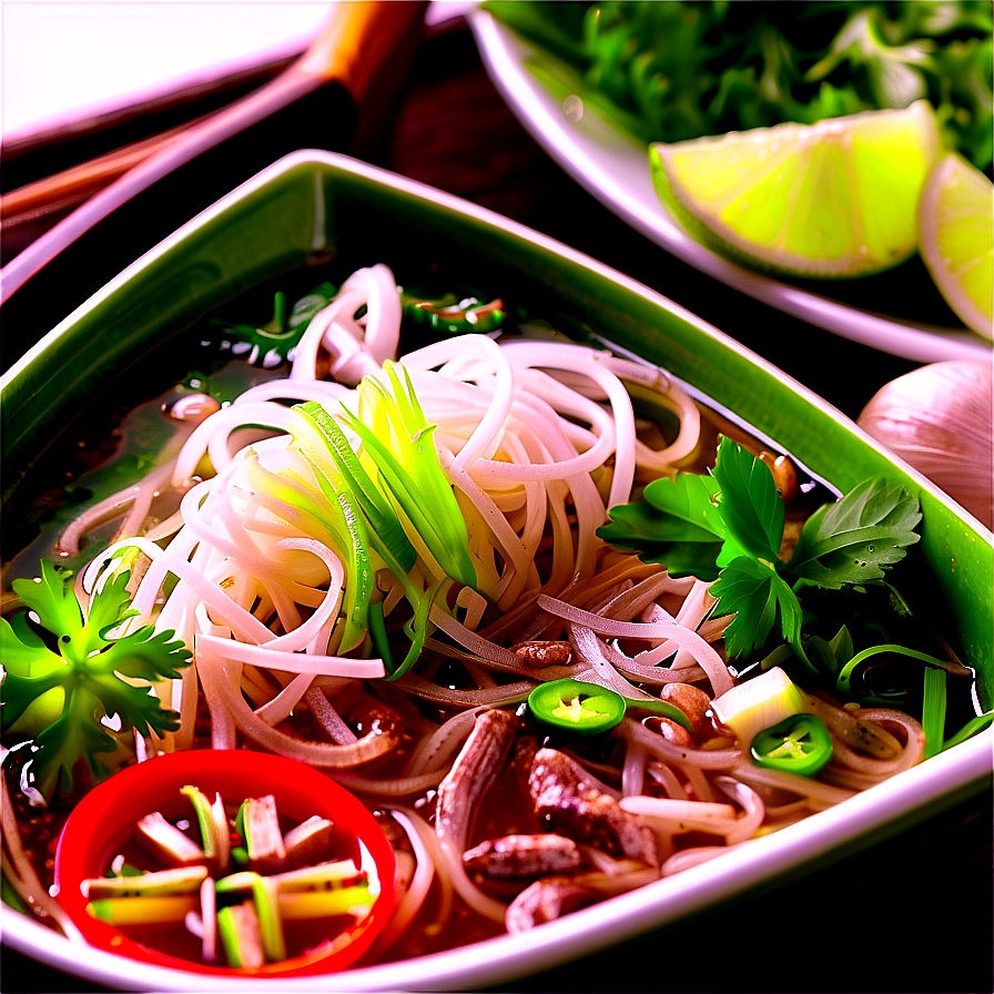 Traditional Pho Garnishes Png Ssb