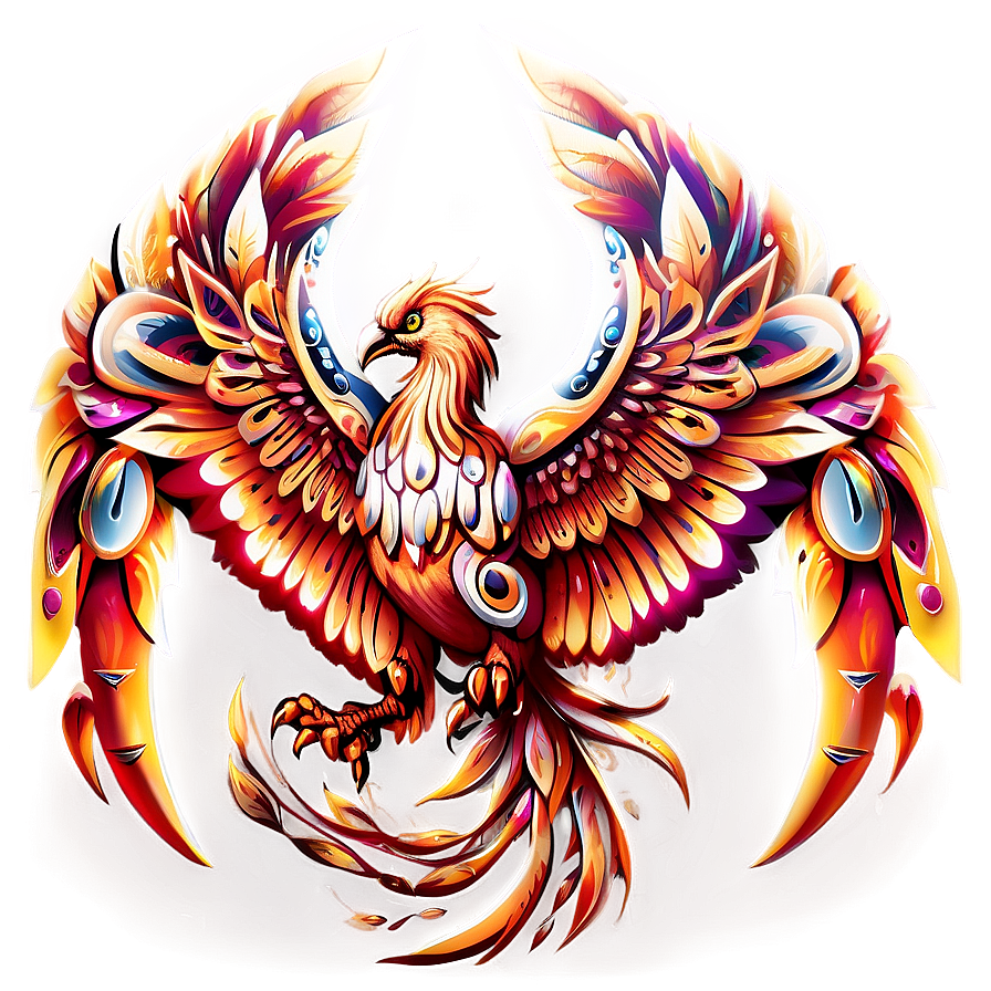 Traditional Phoenix Emblem Png Dxw