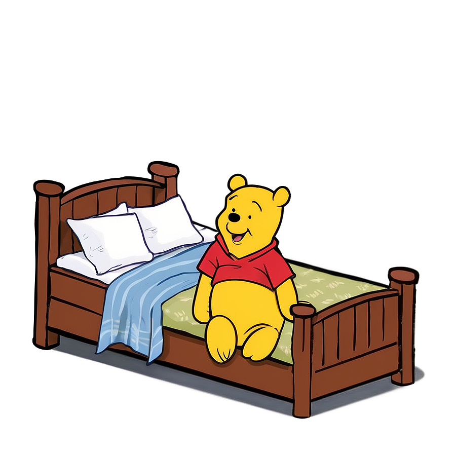 Traditional Pooh Bear Goodnight Png 1