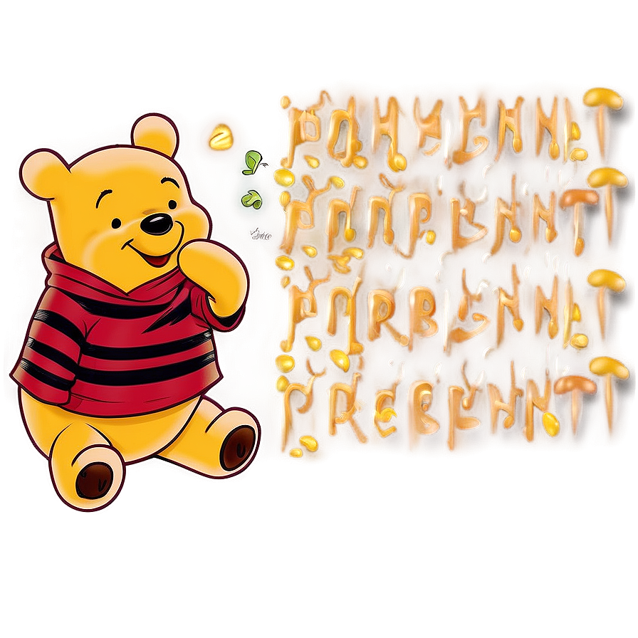 Traditional Pooh Bear Goodnight Png Kiy