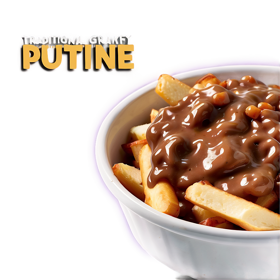 Traditional Poutine With Gravy Png 39