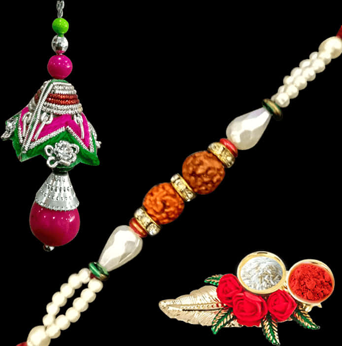 Traditional Rakhi Festival Accessories