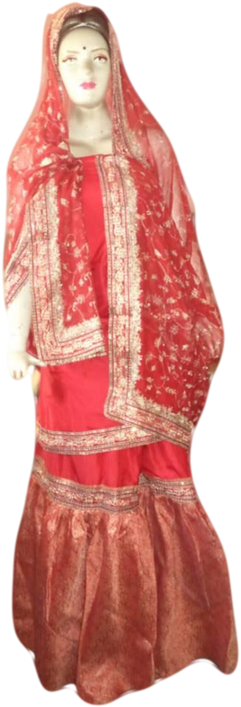 Traditional Red Lehenga Mannequin