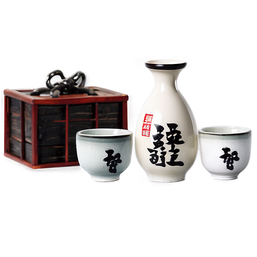 Traditional Sake Set Png Xsk