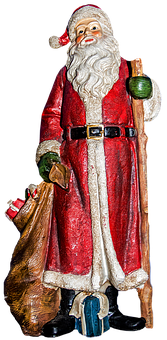 Traditional Santa Claus Figurine