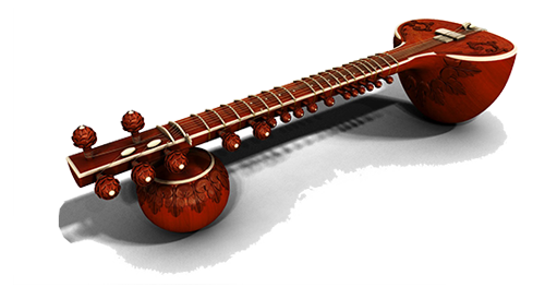 Traditional Sitar Artwork