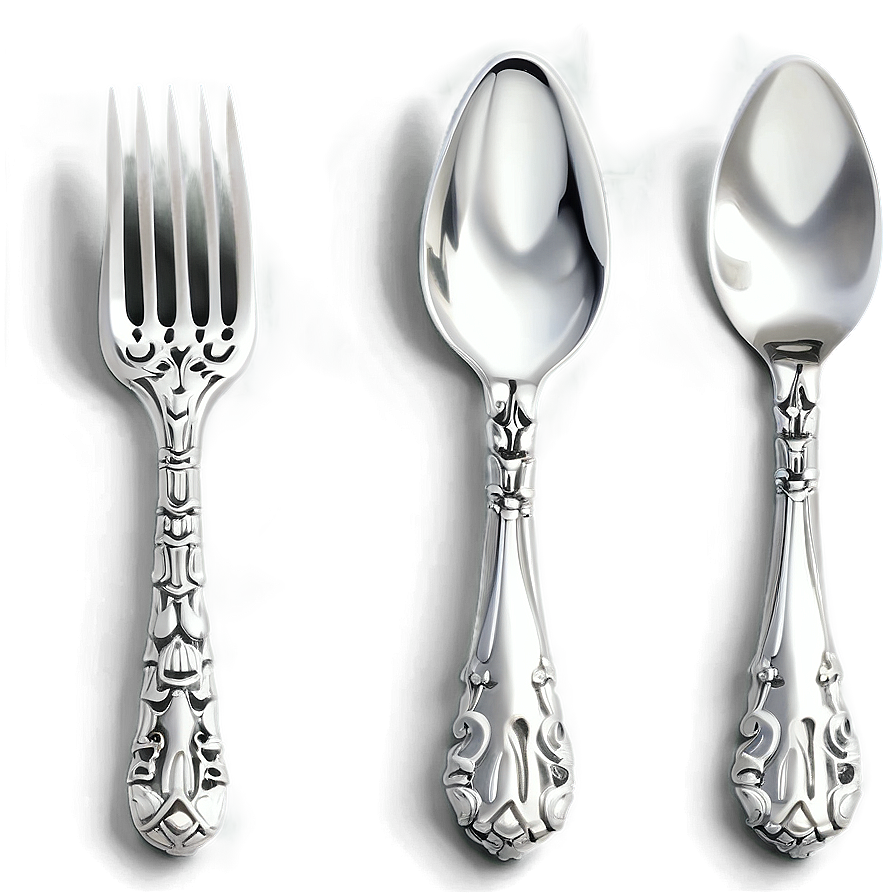 Traditional Spoon And Fork Png 46