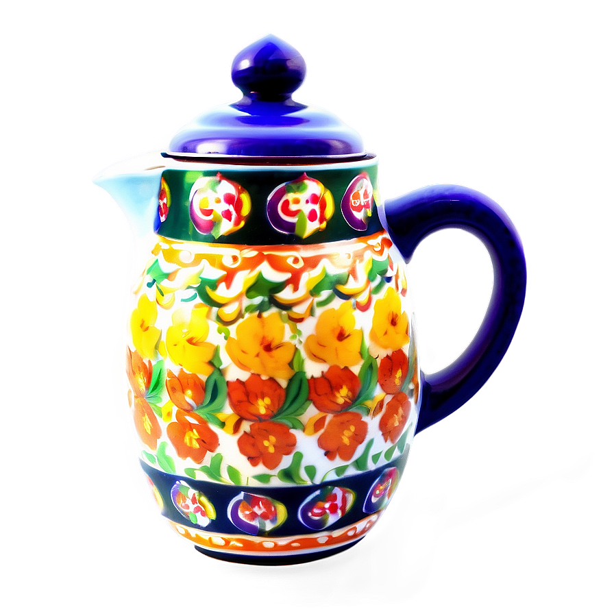 Traditional Tea Jug Png 06262024