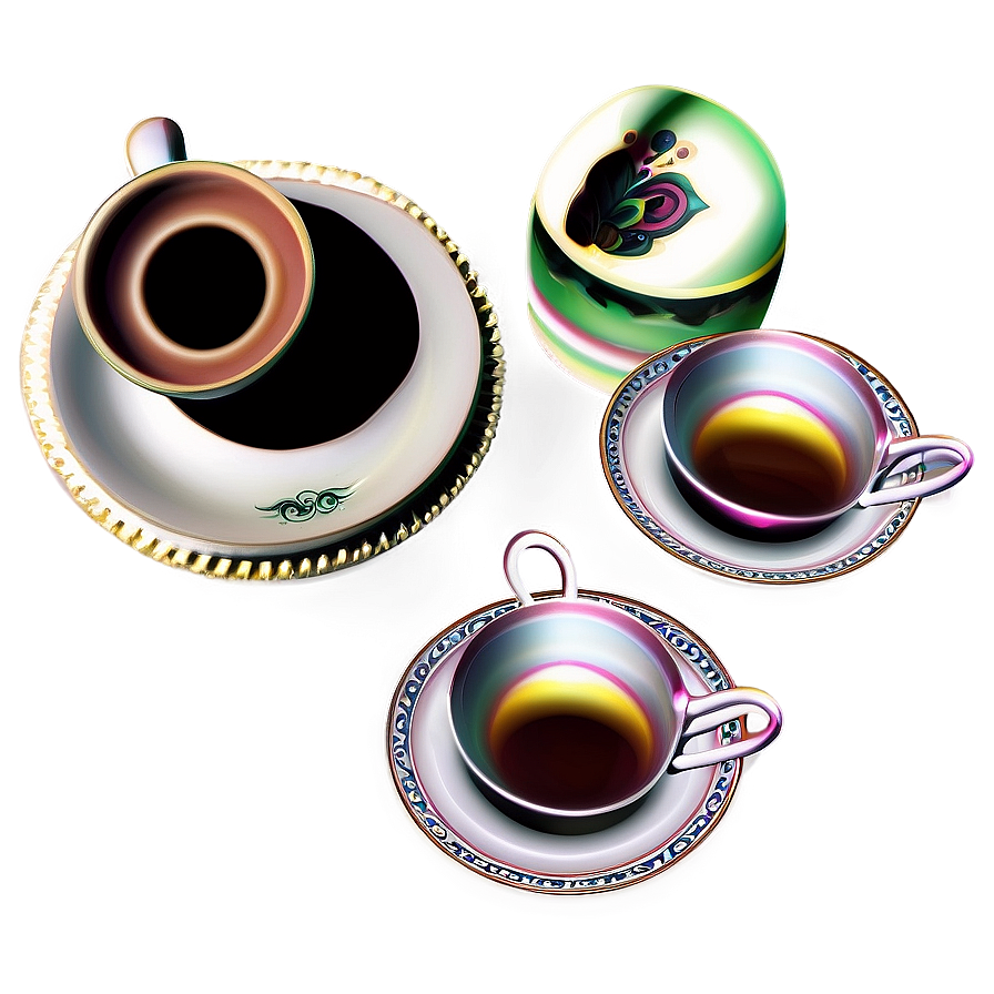 Traditional Tea Set Png Vdj