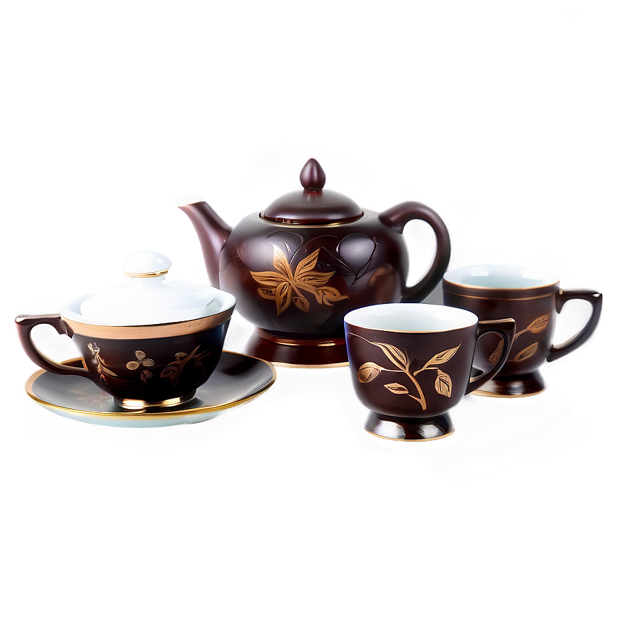 Traditional Tea Set Png Yqc96