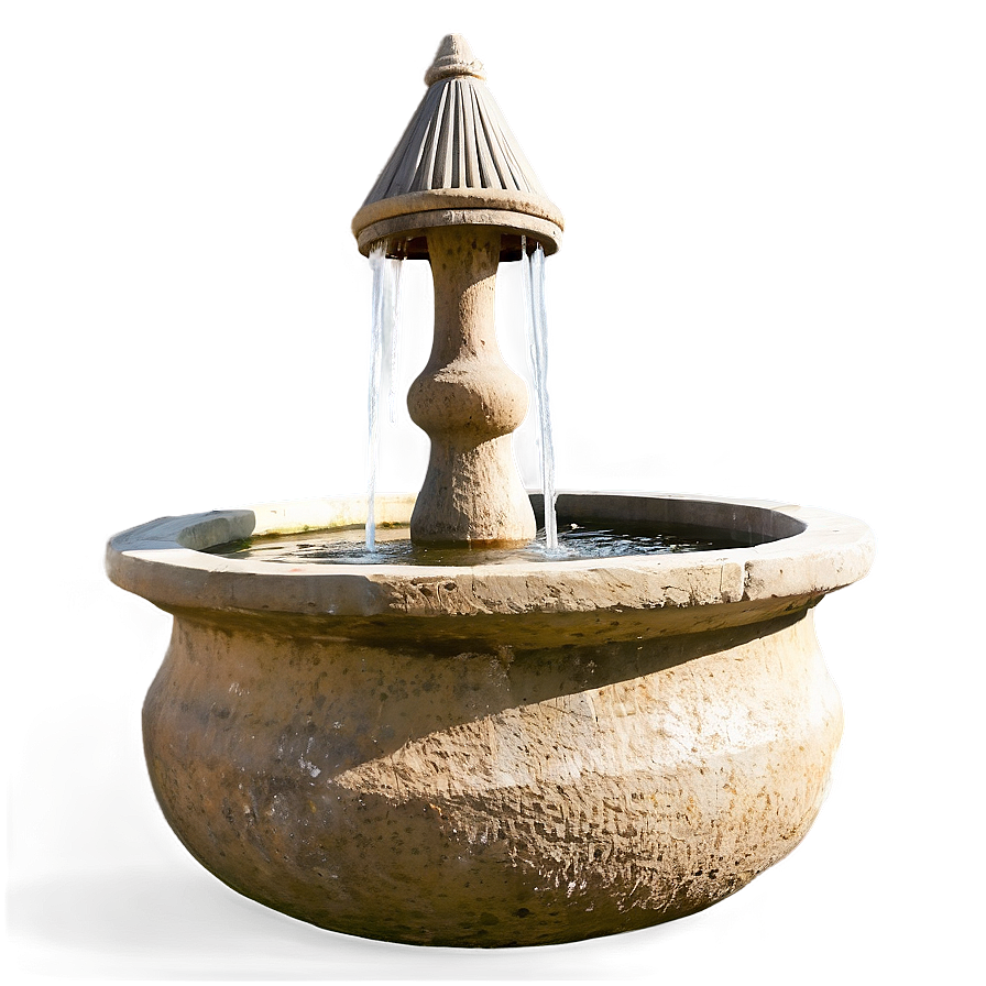 Traditional Village Fountain Png Emo