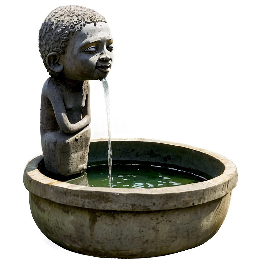 Traditional Village Fountain Png Jkq