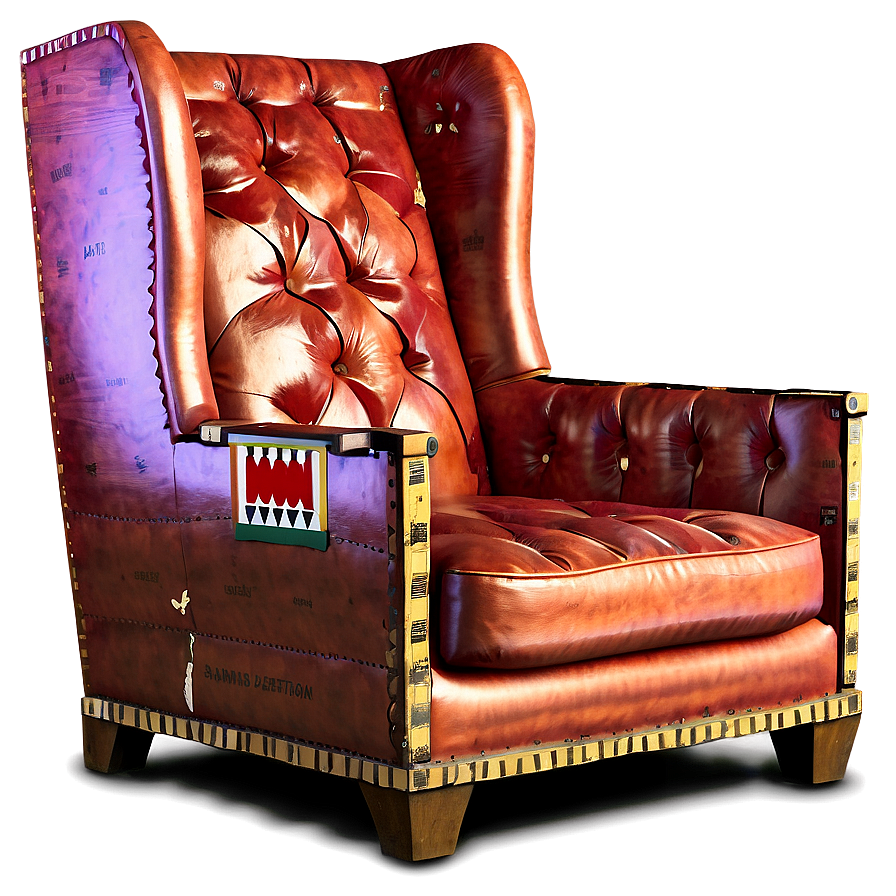 Traditional Wingback Armchair Png Bie