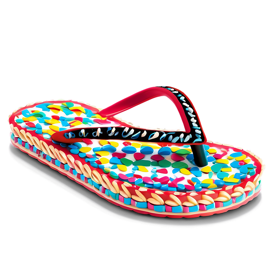 Traditional Woven Flip Flop Png 06132024