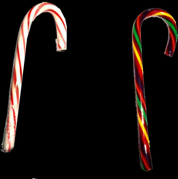 Traditionaland Rainbow Candy Canes