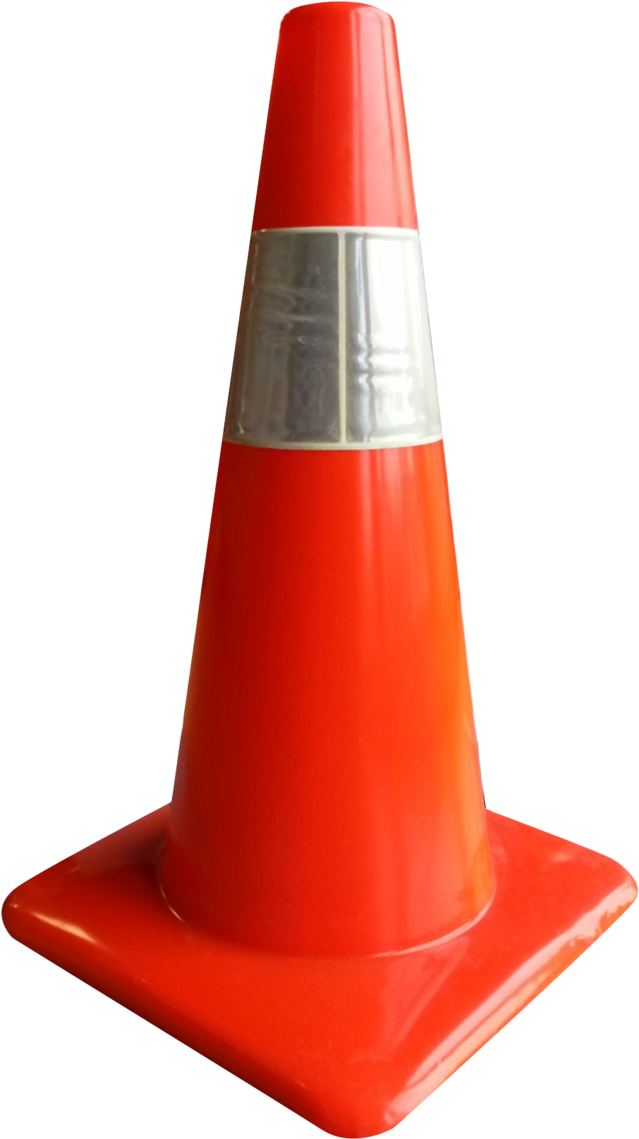 Traffic Cone Isolatedon Gray Background.png