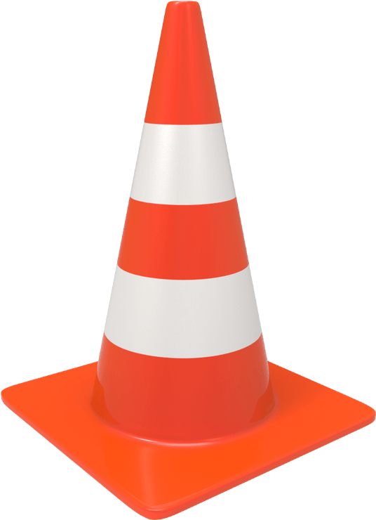 Traffic Cone3 D Render