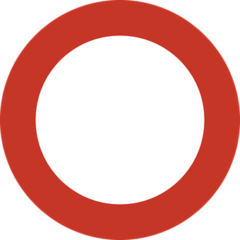 Traffic Sign Redand White Circle