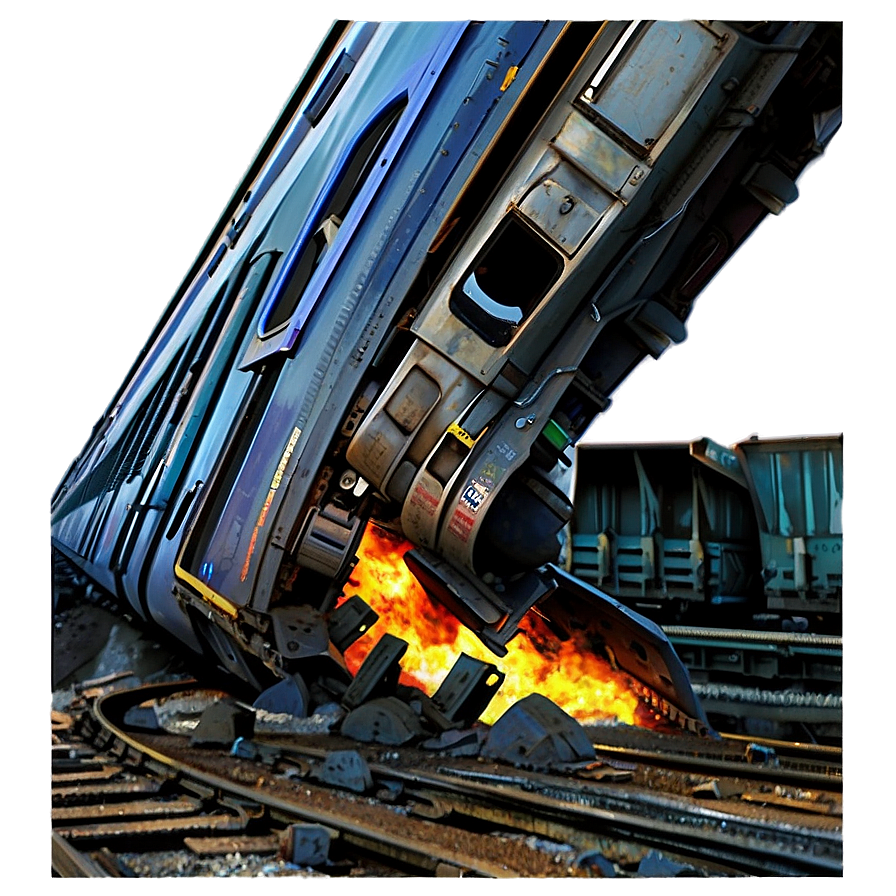 Train Crash Disaster Png 06242024