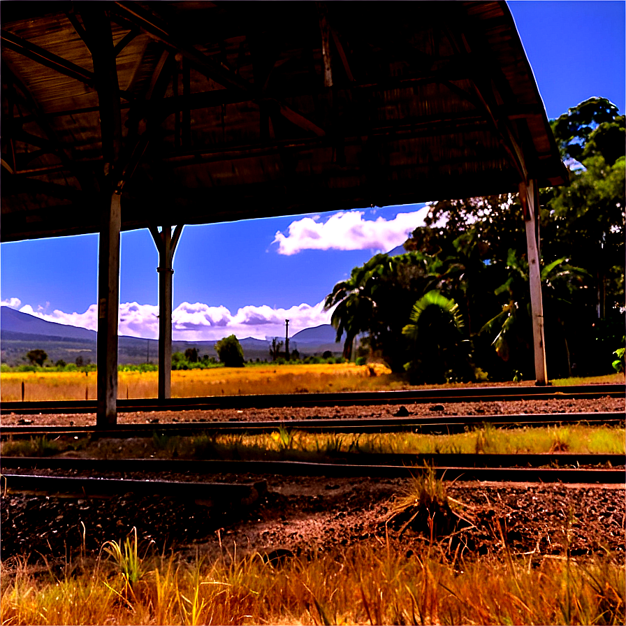 Train Station In The Countryside Png Fvk