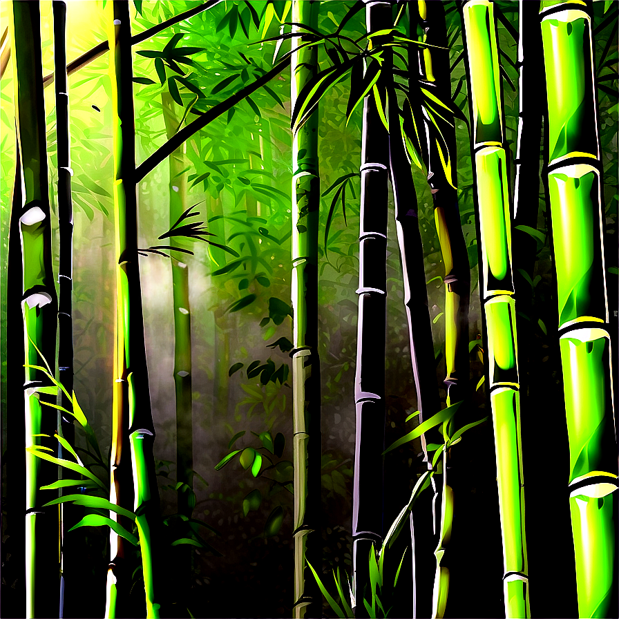 Tranquil Bamboo Forest Png Uac33