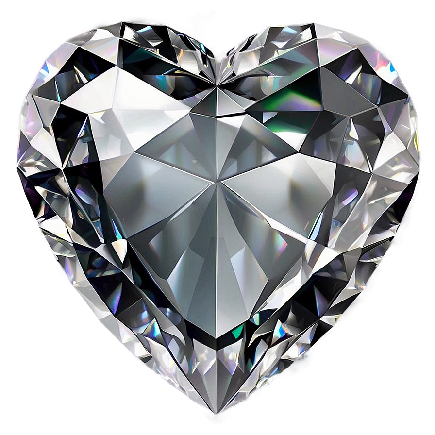 Tranquil Diamond Heart Png Vbn