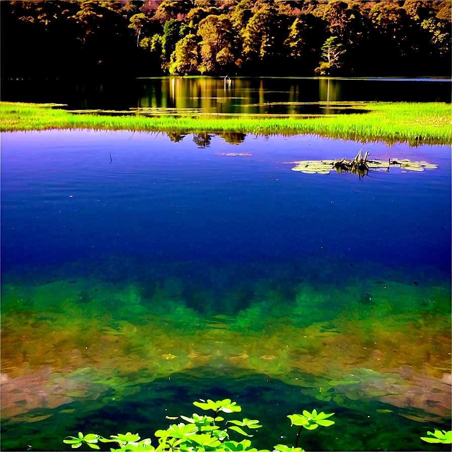 Tranquil Lake Waters Png Ohw22